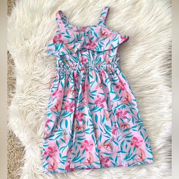{Jessica Simpson} Floral Sleeveless Toddler Dress in Pink - Size 2T - Picture 2 of 3